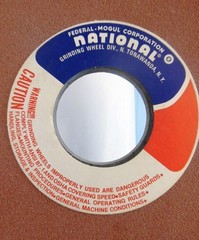 FEDERAL MOGUL NATIONAL GRINDING WHEEL 12 X 1/2 X 3, SA80 L 12V3W, 2070 RPM MAX
