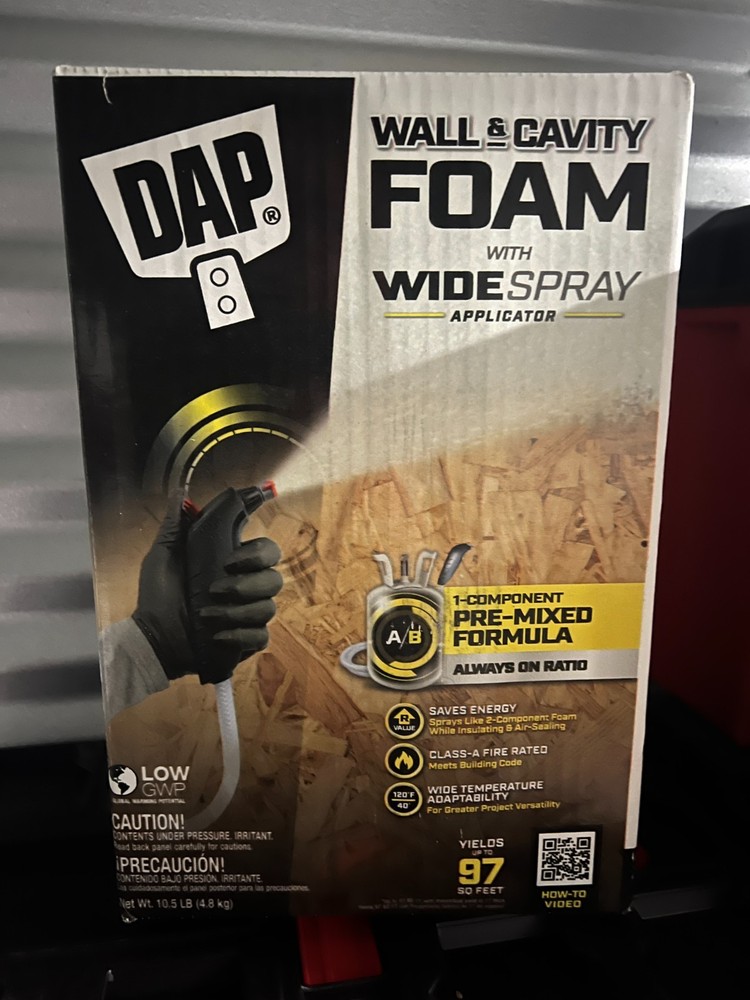 DAP Wall and Cavity 10.5 LB 320-oz. Spray gun Indoor Spray Foam Insulation