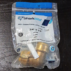SharkBite 3/4in x 3/4in Push-to-Connect Brass Elbow Female x Female U256LFEZ