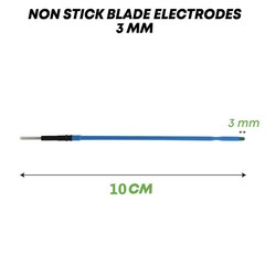 Reusable Non Stick Electrode 3 mm Blade 10 cm Electrosurgical Electrode