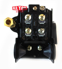 Heavy Duty Air Pressure Switch Sunny H4, 4 Port, 140-175 PSI, 25 Amp, Auto/Off C