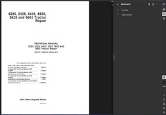 JOHN DEERE 5603 TRACTOR OWNER SERVICE REPAIR SHOP ENGINE MANUAL PDF FILE ON USB