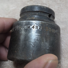 Snap-on 6-point 3/4″ Drive Shallow 1-1/2″ Impact Socket – IM482