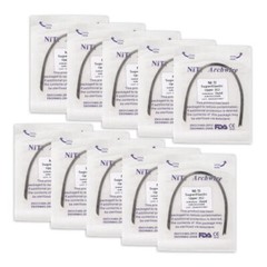 100 Packs Dental Orthodontic Super Elastic Wire Niti Round Arch Wires Ovoid Form