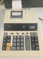 Canon MP21D Digital Printing 12 Digit Calculator Receipt Machine TESTED