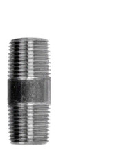 STZ Black Steel Pipe Nipple Connector 1/2in x 2in