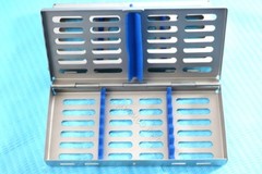 NEW 5 DENTAL AUTOCLAVE STERILIZATION CASSETTE RACK BOX TRAY FOR 7 INSTRUMENTS
