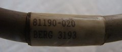 DU PONT BERG ELECTRONICS 81190-020 DOUBLE SHIELDED CABLE 2.1METER GPIB INTERFACE