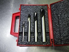 Magafor HSS Spotting Drill Set 120 Degrees 1/4,3/8,1/2,5/8 #196 (LOC1766)