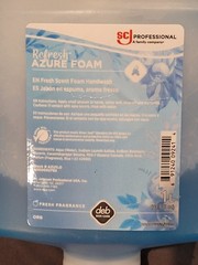 DEB STOKO REFRESH FRAGRANCE AZURE FOAM HAND WASH ~ 33.8 fl. oz.