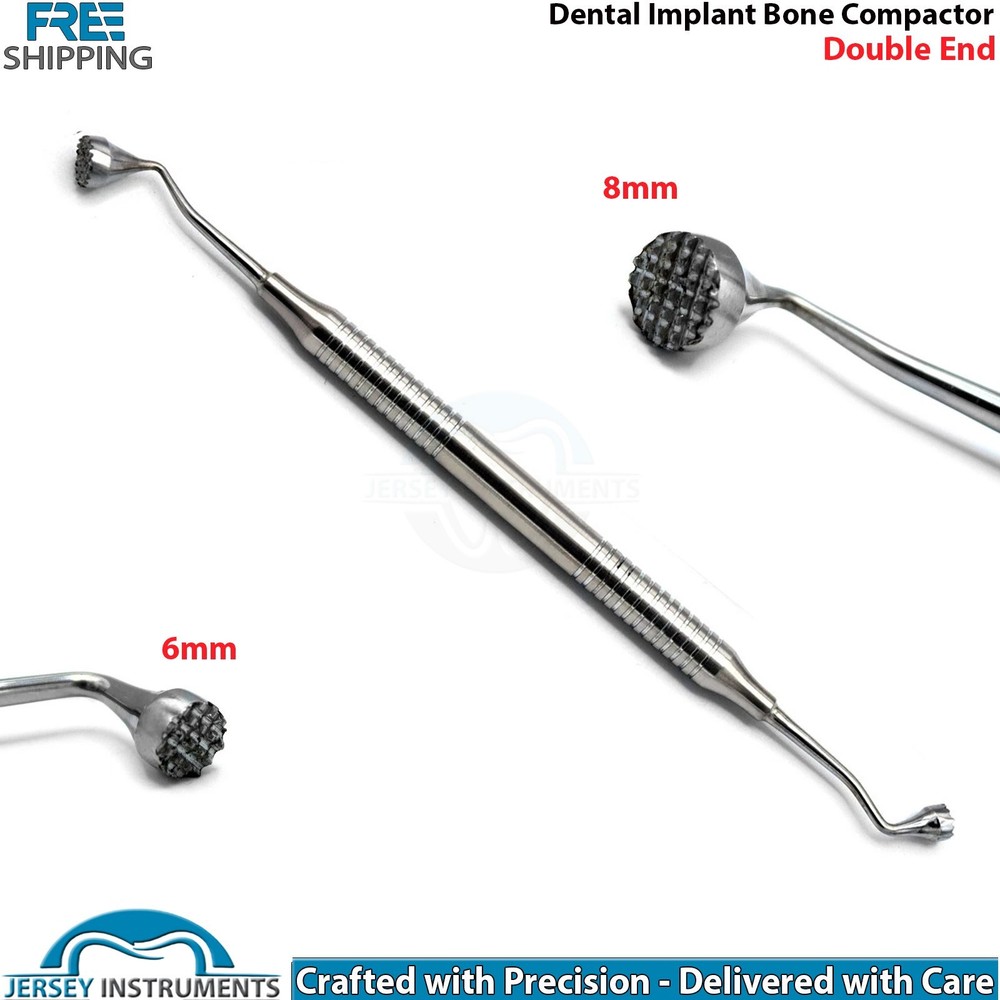 Bone Compactor Double Ended Dental Surgical Bone Grafting Stainless Steel Tools
