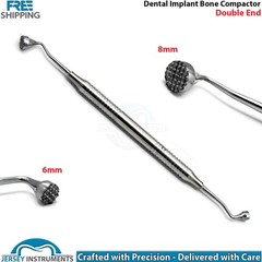 Bone Compactor Double Ended Dental Surgical Bone Grafting Stainless Steel Tools