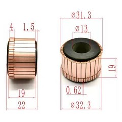 Diverse Applications Electric Motor Commutator with Easy Installation Features