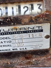 Durant 5-D-11-R Mechanical Counter 1:1 Ratio Industrial Rotation Counter 🇺🇸
