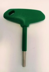 WAGO 285-172 Allen wrench; with a partially insulated shaft; green 8mm