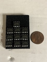 SUM LM386N Audio Power Amplifier ICs 8-Pin DIP Lot of 9 Through-Hole Bulk
