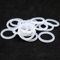 10x White Silicon Rubber O Rings Food Grade Cross Section 1/2/3/4mm OD 5mm~80mm