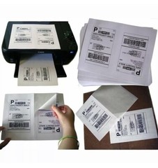 400 Shipping Labels 8.5×5.5 Rounded Corner Self Adhesive 2 Per Sheet
