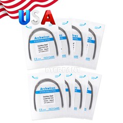 0.99/pack ETERFANT Dental Orthodontic Arch Wire Rectangular NiTi/Stainless Steel