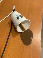 Fake Faux Spilled 12oz Coffee Cup Spill Starbucks Prop *Free Shipping*