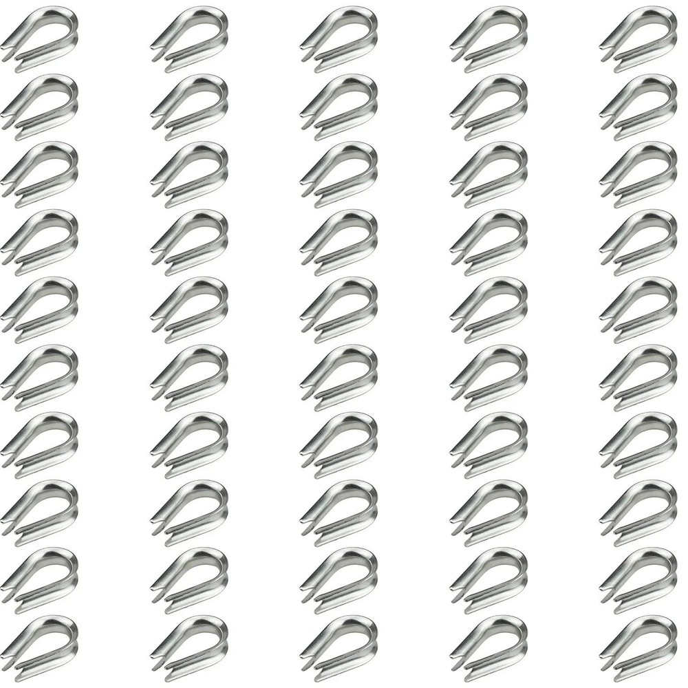 Favordrory 50 PCS M2 Stainless Steel Thimble for 3/64 Inch and 1/16 Inch