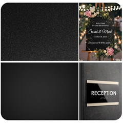 Black ABS Plastic Sheet 12″X16″X1/8″ (3Mm) 2-Pack, Rigid Thermoplastic Board wit