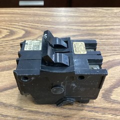 NA240 FPE Federal Pacific 40 Amp 2 Pole Stab-Lok Thick Wide Used (CHIPPED)