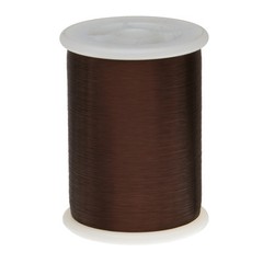 42 AWG Gauge Plain Enamel Copper Magnet Wire 1.0 lbs 51313′ 0.0027″ 105C Brown