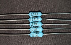 Electra Precision Metal Film Resistors 1/4 watt 1% RN60D Various Values (5 pcs)