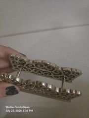 Brighton Scroll Office Business Card Holder Geneva Collection Silver Plated