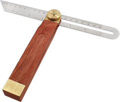 Litoexpe 9″ T-Bevel Sliding Angle Ruler Protractor, Adjustable Angle Finder Rule