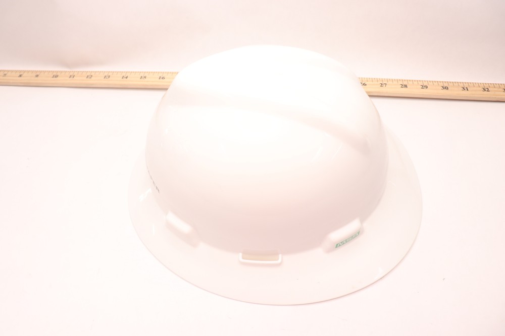 MSA Hard Hat With Suspension Polyethylene White – Promotional Branding