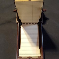 Bakelite Zephyr Autodex Rotary Rotating Address Book Index File