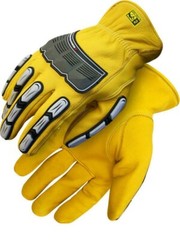 NEW BOB DALE GLOVES GOATSKIN LEATHER SPECIALTY IMPACT GLOVES (ASSORTED SIZES)