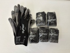 New Ansell HyFlex 11-600 Light Duty Gloves 6-PACK Size 10 (GU-5)
