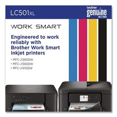 Brother LC501XL2PKS 500 Page-Yield High-Yield Ink – Black (2/PK) New