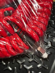 ATP Technithane Polyurethane Auto Spiral Hose, Red, 1/4 ID x 3/8 OD, 25 Feet