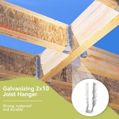 20pcs 2×10 Joist Hanger,LU210 20 Gauge Galvanizing Face Mount Joist Hangers f…