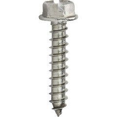 #8 x 1″ Hex Head Sheet Metal Screws Self Tapping Stainless Steel Qty 100