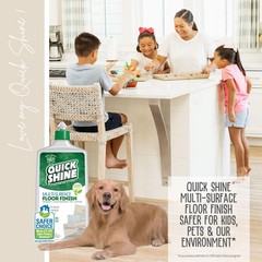 Quick Shine Multi-Surface Floor Finish-Polish 27oz-2pk | Safer Choice, No PFA…