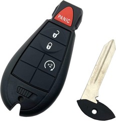 llave de 2009 – 2012 para Dodge Ram 1500 2500 3500 Control remoto SIN corte