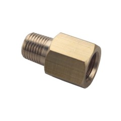 Brass 1/8 NPT Female to 1/8 BSPT Male Gauge Sensor Sender Thread Adapter Reducer