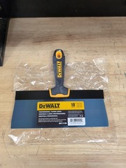 DEWALT Drywall 10″ Blue Steel Taping Knife w/ Soft Grip Handle | DXTT-2-126