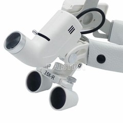 3.5X Dental Medical Surgical Binocular Loupes Headband Magnifier LED Headlight
