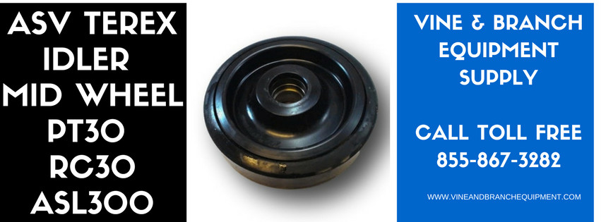 ASV / TEREX / PT30 I0 INCH IDLER or MID WHEEL KIT (OEM)