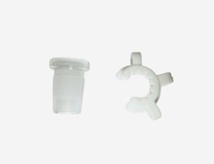 Glass Size Reducer Adapter with Keck Clip (14mm to 10mm and 18mm to 14mm)