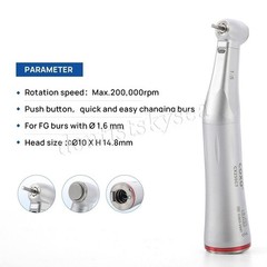 COXO Optic Fiber 1:5 Contra Angle Handpiece CX235C7 C7-5 Standard Head Dental