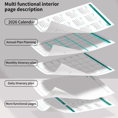Daily Planner 2026, Calendar 2026 Agenda Planner Daily Journal Notebook 5.7″X8.3