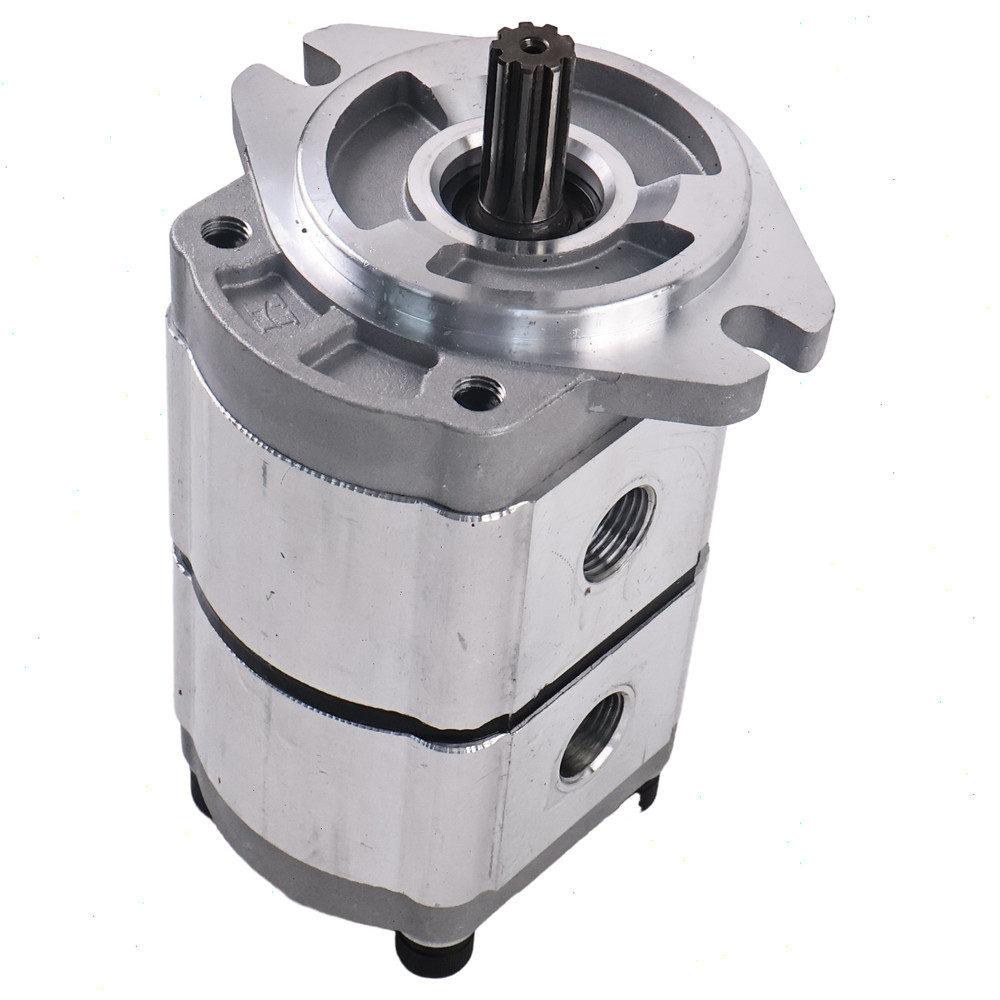 For AGT Skid Steer Loader KTT23 New PGP51088G3LP Two-Section Hydraulic Gear Pump