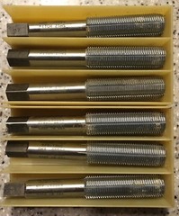 BOXOF 6 GREENFIELD/TRW TAPS 5/8 IN-18NS GH9 PITCH: Z5HS 6 FLUTES USA SPECIAL